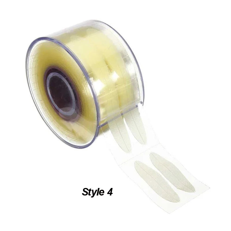 600 pieces of eye lift strips, double eyelid tape, transparent, grey, eyelid strips, large eyes, invisible, double folded, eyelid stickers, makeup tools