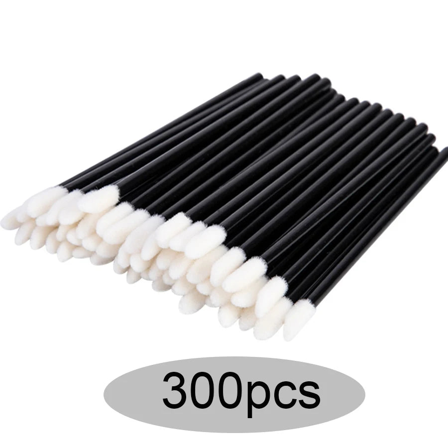 50/100/300/500 pieces Eyebrow Eyelash Brushes Eyelash Spoolies Mascara Wands Applicator for Eyelash Extension Make-Up Tool LAUKISS
