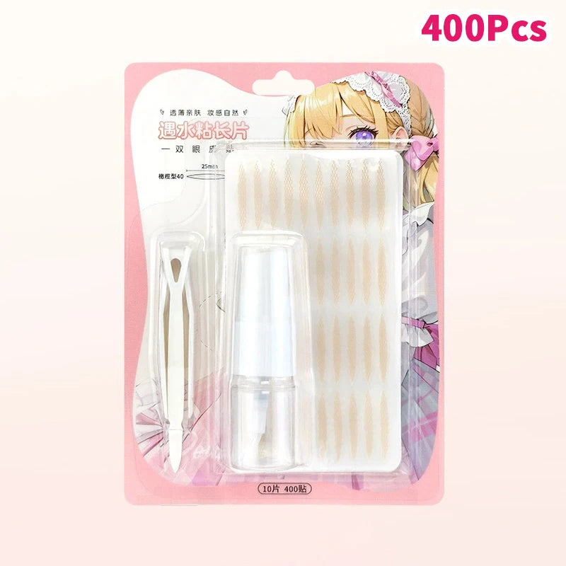 Unsichtbarer Augenlidaufkleber, Spitzen-Augenliftstreifen, doppeltes Augenlidband, selbstklebende Aufkleber, Augenband-Werkzeuge