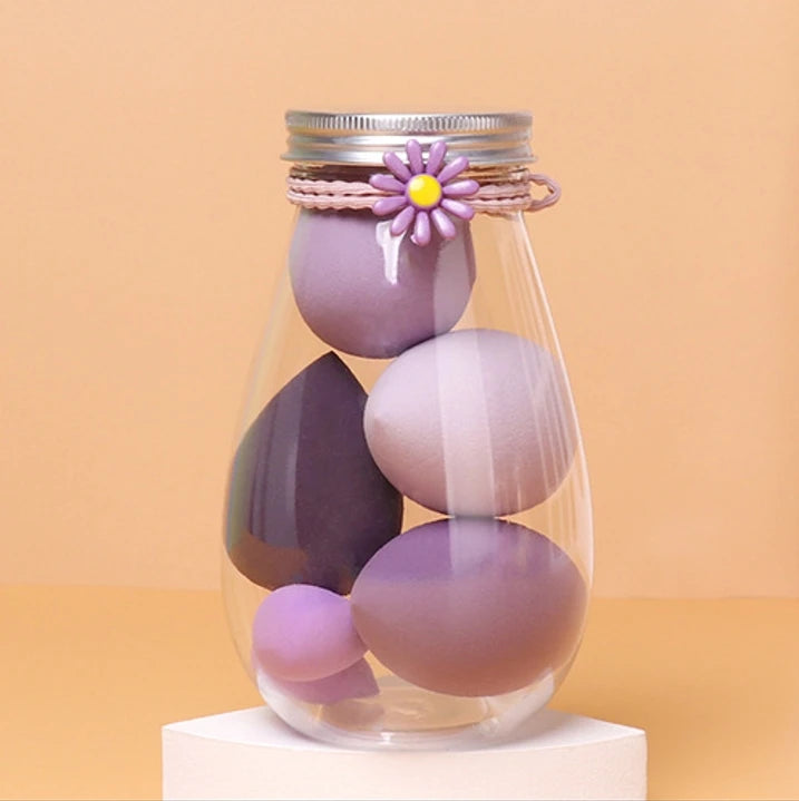 6 stücke/8 stücke Schönheit Eier Hohe Qualität Nicht-latex Weiche Kosmetische Puff Schönheit Make-Up Schwamm Mixer Set