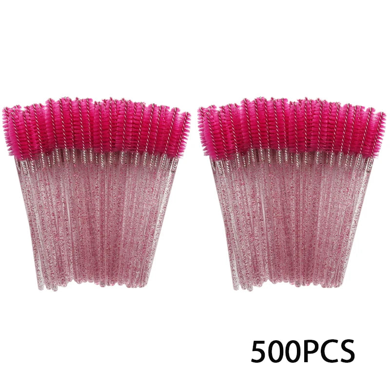 500Pcs Disposable Lash Brushes Eyelash Extension Brushes Makeup Tool for Mascara Wands Applicator Spooler Tools Wholesaler