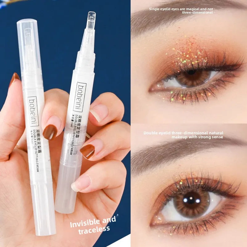 Long-lasting, invisible double eyelid contouring cream for a natural lifting and eye contour-enhancing effect.