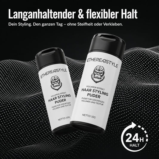Volumen Haarpuder für Männer - Sofort Mehr Fülle & Starker Halt