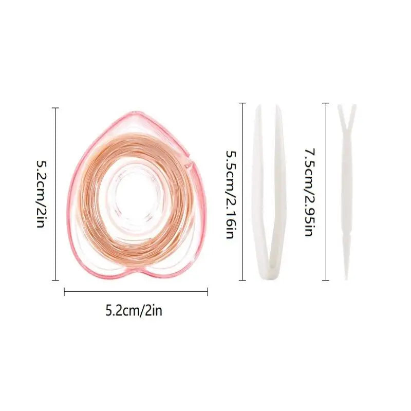 360 pieces/roll invisible double-sided adhesive tapes in skin color, eye makeup accessories for hooded eyelids, lifter strips and traceless adhesive tape