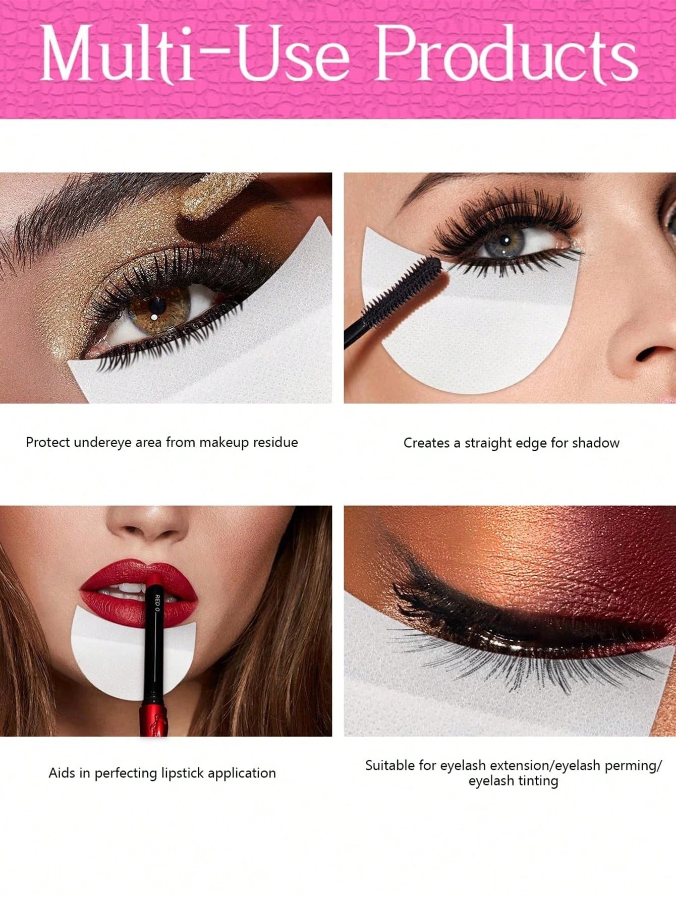 50/10/150/200 pieces eyelid stickers, eyeliner stickers, eyeshadow protectors, eye makeup applicators, eyelash extension tools