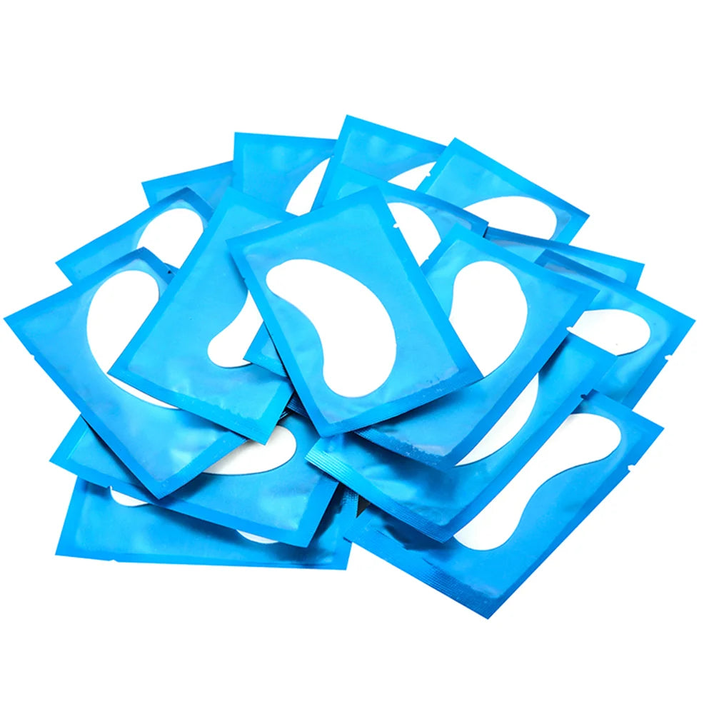 50 paare/lose Augenklappen Wimpern verlängerung unter Augen pads Hydro gel pflaster für Verlängerung Augen pads für Wimpern verlängerung Make-up wimpernverlängerung zubehör  wimpern zubehör augenpads wimpern