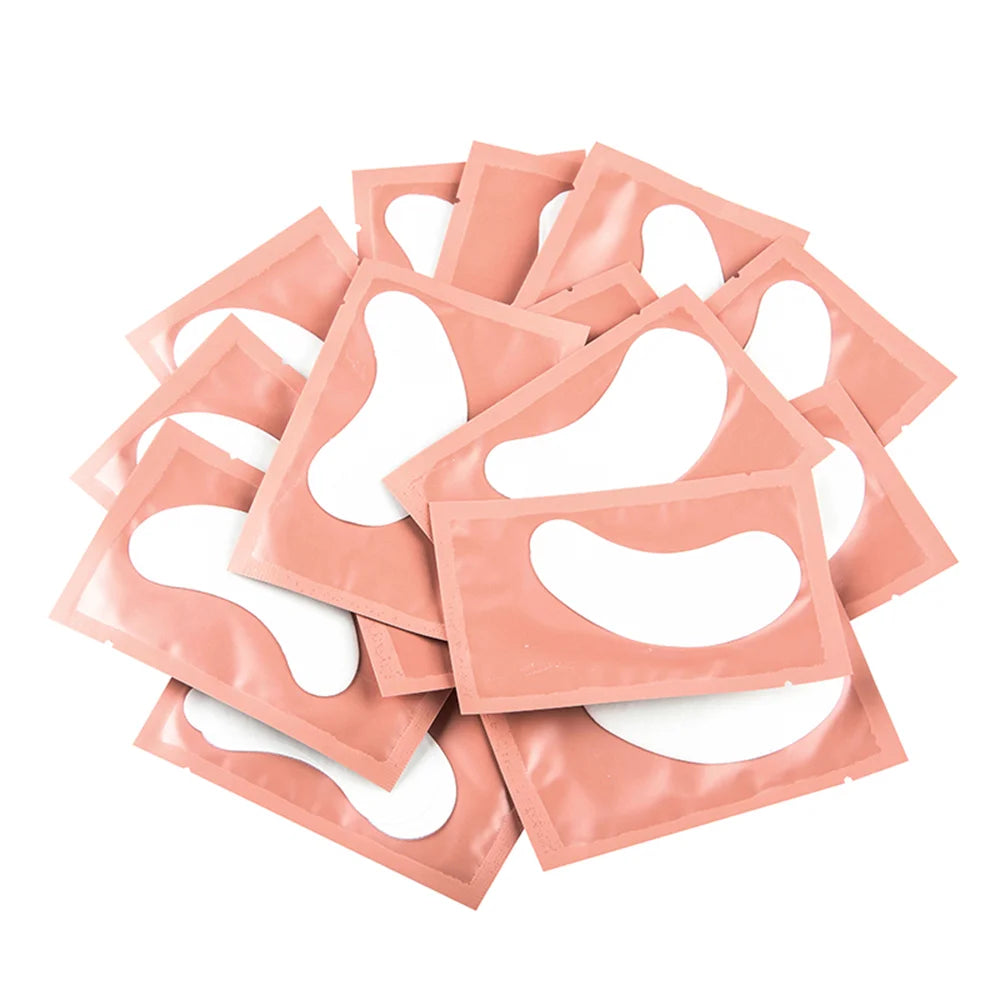 50 paare/lose Augenklappen Wimpern verlängerung unter Augen pads Hydro gel pflaster für Verlängerung Augen pads für Wimpern verlängerung Make-up wimpernverlängerung zubehör  wimpern zubehör augenpads wimpern