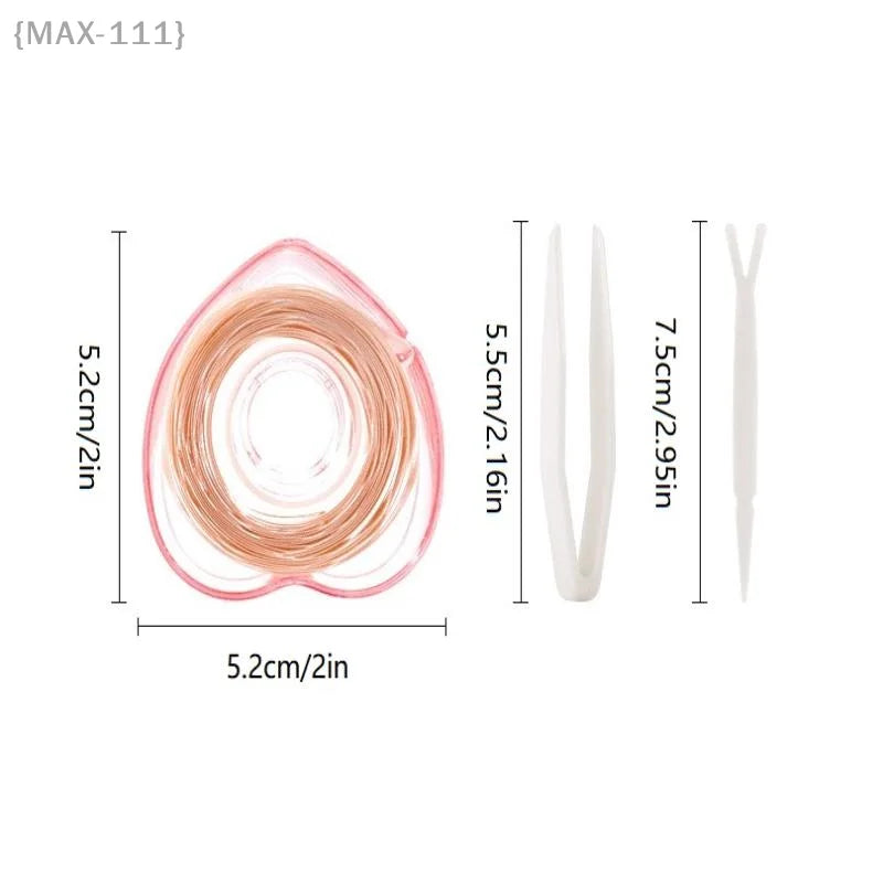 360 pieces/roll invisible double-sided adhesive tapes in skin color, eye makeup accessories for hooded eyelids, lifter strips and traceless adhesive tape