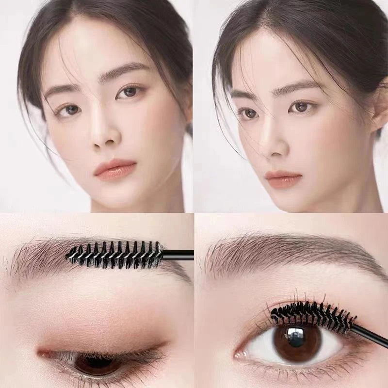 50Pcs Einweg Wimpern Zauberstäbe Pinsel Augenbraue Kamm Wimpern Verlängerung Zubehör Mascara Zauberstab Make-Up Professionelle Schönheit Werkzeug