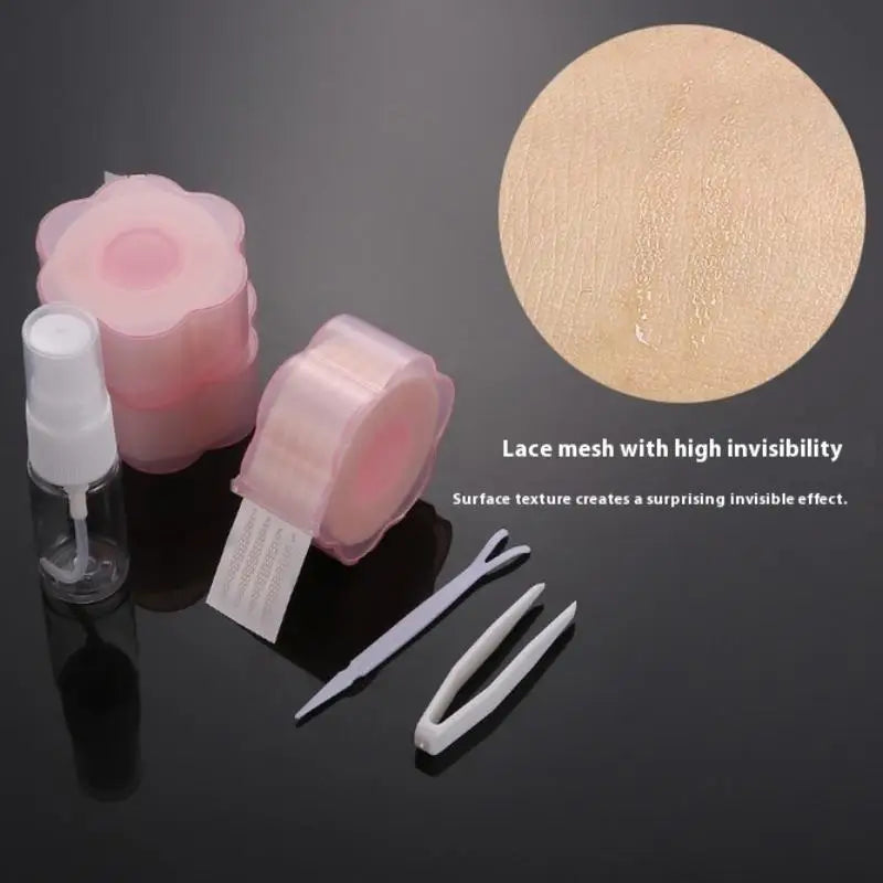 360 pieces/roll invisible double-sided adhesive tapes in skin color, eye makeup accessories for hooded eyelids, lifter strips and traceless adhesive tape