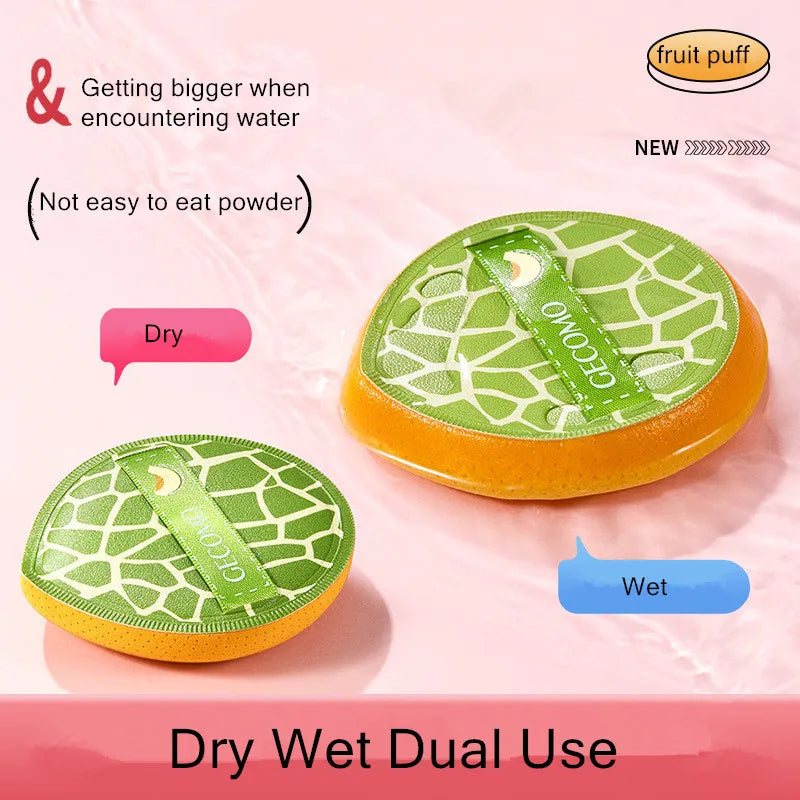 2 stücke Cosmetic Puff Super Weichen Schwamm Air Kissen Puderquasten Foundation Concealer Mixer Applikator Trockenen und Nassen Make-Up-Tools