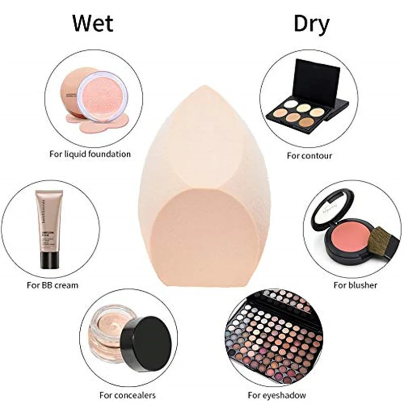 1/2Pcs Extra Große Make-Up Schwamm Foundation Cosmetic Puff Dual Verwenden Weichen Puderquasten Concealer Schönheit Schwamm Mixer make-up Puff