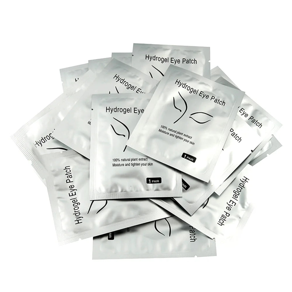 50 paare/lose Augenklappen Wimpern verlängerung unter Augen pads Hydro gel pflaster für Verlängerung Augen pads für Wimpern verlängerung Make-up wimpernverlängerung zubehör  wimpern zubehör augenpads wimpern