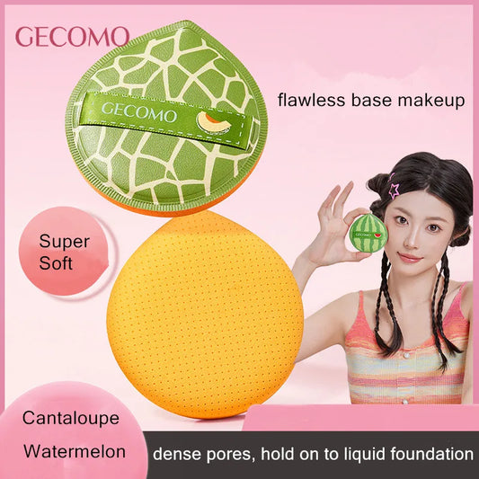 2 stücke Cosmetic Puff Super Weichen Schwamm Air Kissen Puderquasten Foundation Concealer Mixer Applikator Trockenen und Nassen Make-Up-Tools