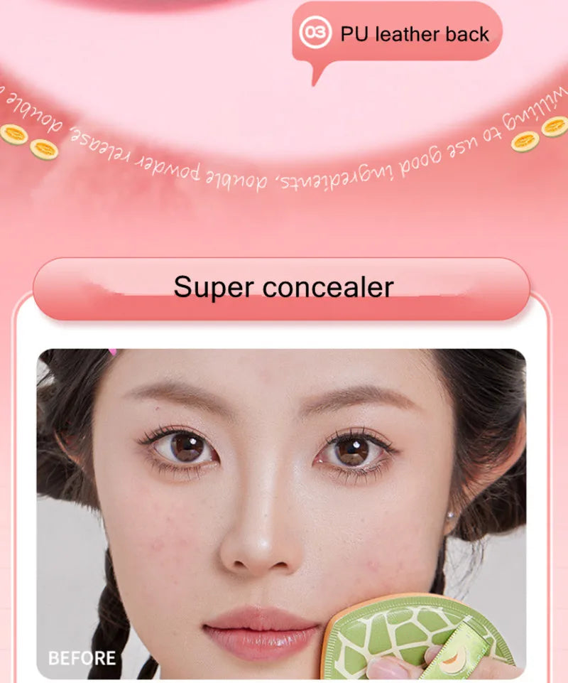 2 stücke Cosmetic Puff Super Weichen Schwamm Air Kissen Puderquasten Foundation Concealer Mixer Applikator Trockenen und Nassen Make-Up-Tools