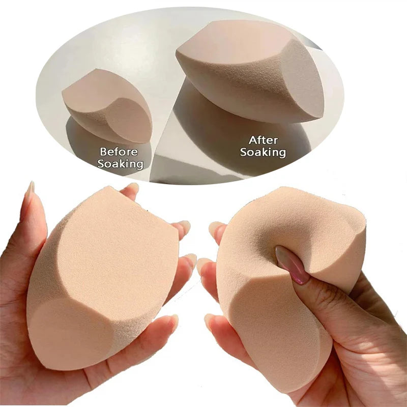 1/2Pcs Extra Große Make-Up Schwamm Foundation Cosmetic Puff Dual Verwenden Weichen Puderquasten Concealer Schönheit Schwamm Mixer make-up Puff