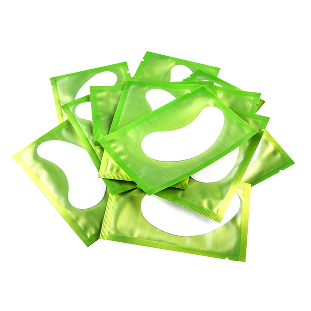 50 paare/lose Augenklappen Wimpern verlängerung unter Augen pads Hydro gel pflaster für Verlängerung Augen pads für Wimpern verlängerung Make-up wimpernverlängerung zubehör  wimpern zubehör augenpads wimpern