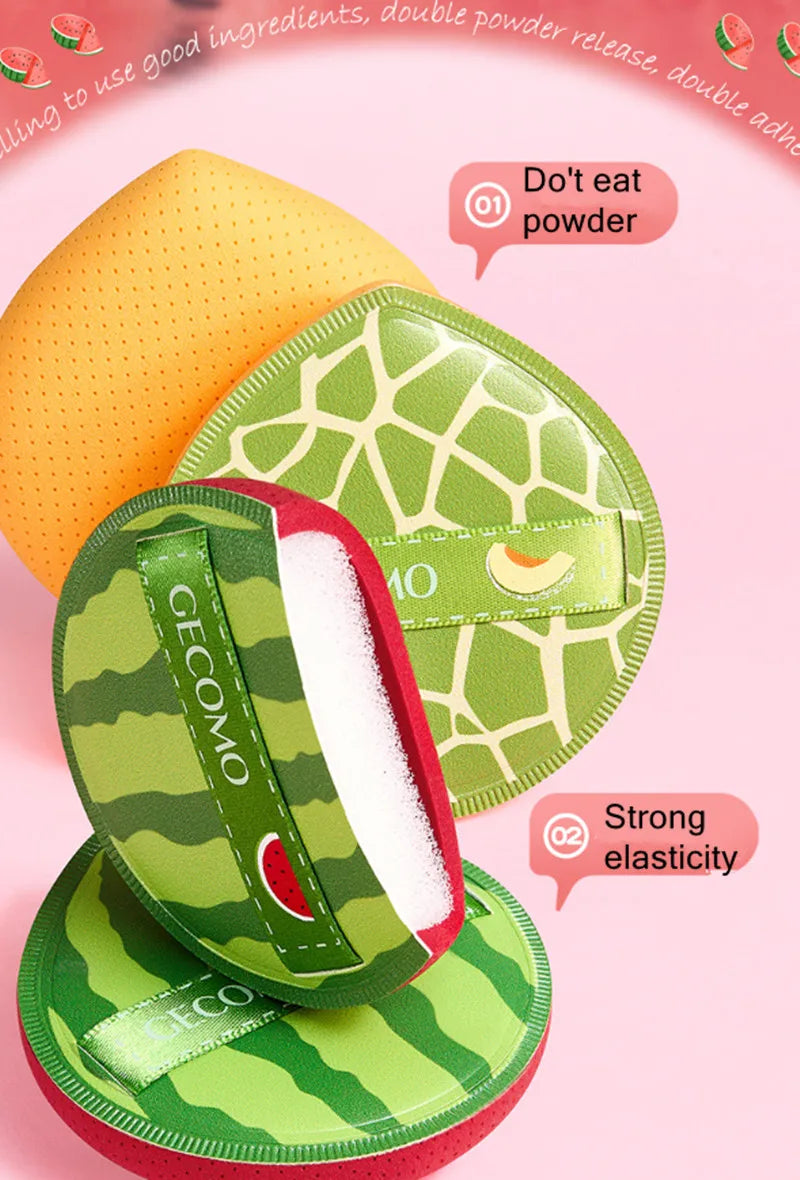 2 stücke Cosmetic Puff Super Weichen Schwamm Air Kissen Puderquasten Foundation Concealer Mixer Applikator Trockenen und Nassen Make-Up-Tools