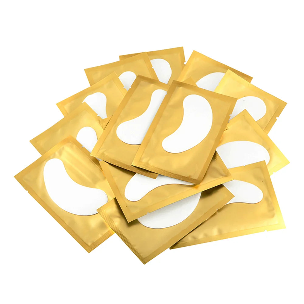 50 paare/lose Augenklappen Wimpern verlängerung unter Augen pads Hydro gel pflaster für Verlängerung Augen pads für Wimpern verlängerung Make-up wimpernverlängerung zubehör  wimpern zubehör augenpads wimpern