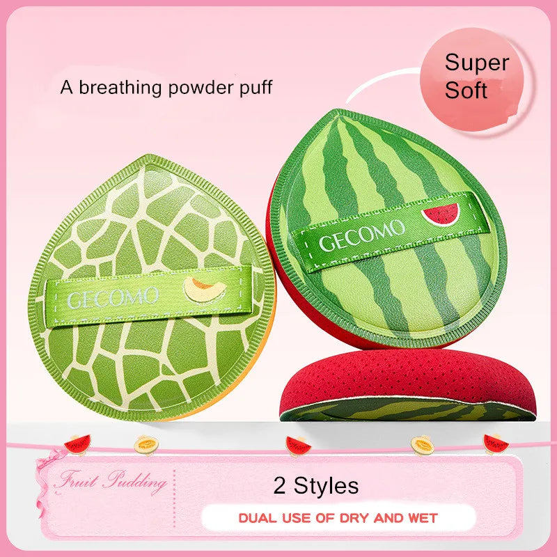 2 stücke Cosmetic Puff Super Weichen Schwamm Air Kissen Puderquasten Foundation Concealer Mixer Applikator Trockenen und Nassen Make-Up-Tools