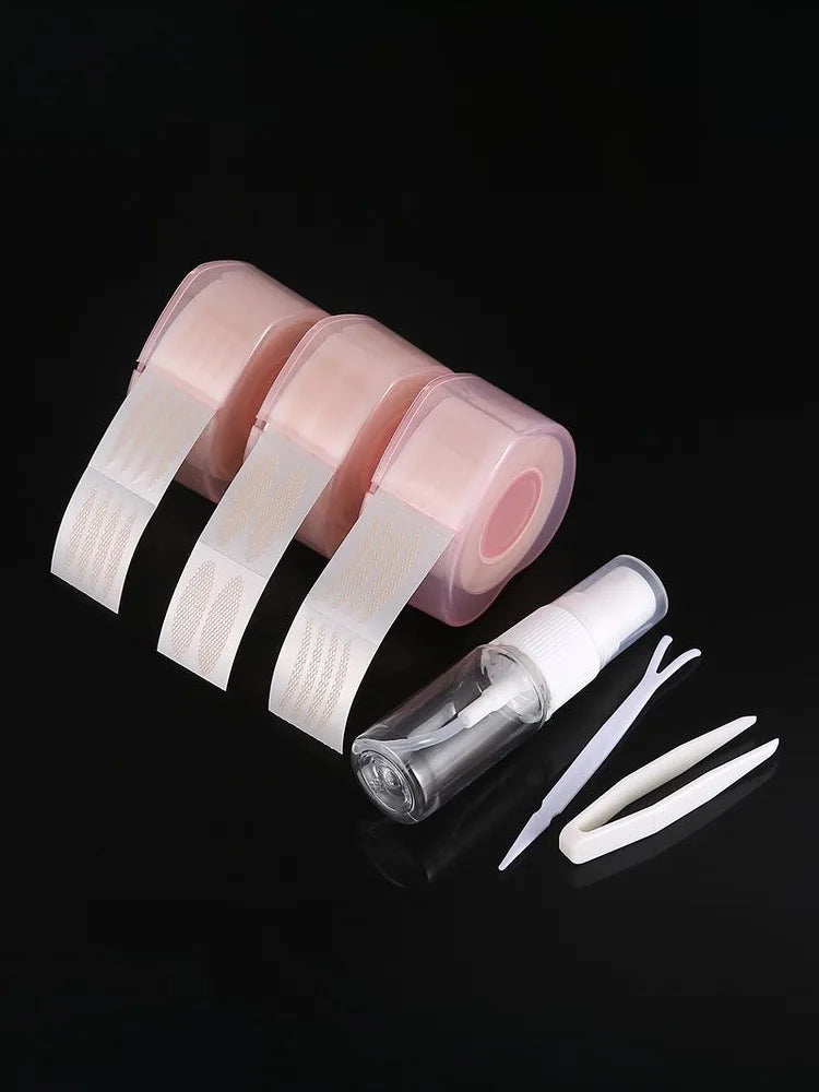 360 pieces/roll invisible double-sided adhesive tapes in skin color, eye makeup accessories for hooded eyelids, lifter strips and traceless adhesive tape