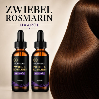 Haarwachstum Öl - Rosmarin & Zwiebel für kräftiges, volles Haar