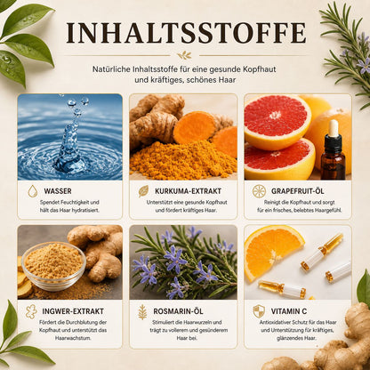 Haarwachstum Öl - Rosmarin & Zwiebel für kräftiges, volles Haar