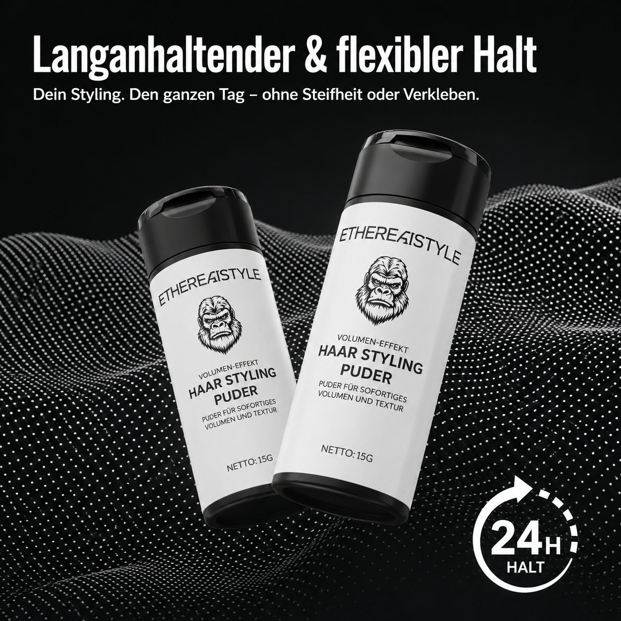 Volumen Haarpuder für Männer - Sofort Mehr Fülle & Starker Halt