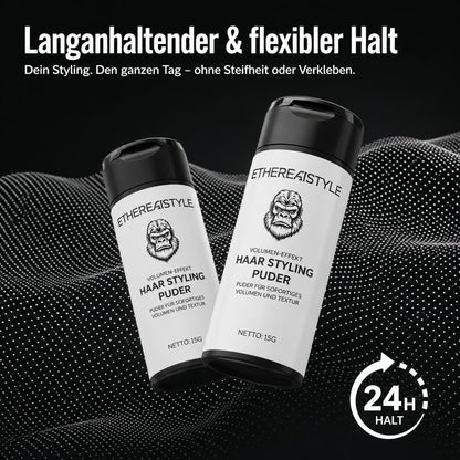 Volumen Haarpuder für Männer - Sofort Mehr Fülle & Starker Halt