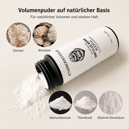 Volumen Haarpuder für Männer - Sofort Mehr Fülle & Starker Halt