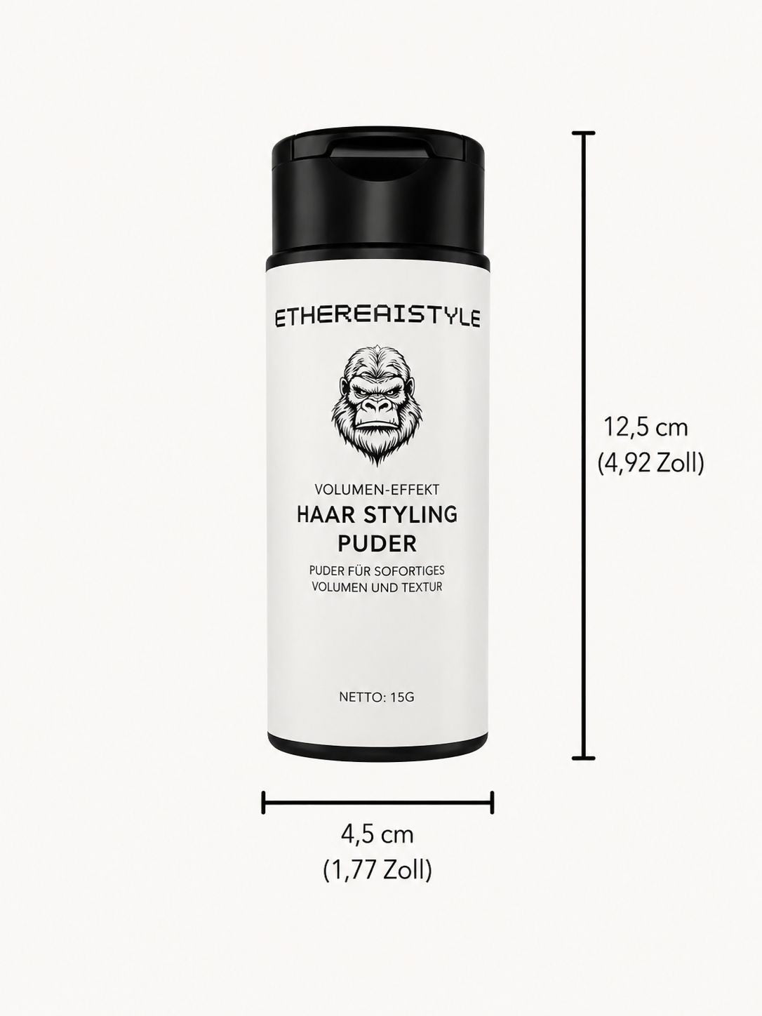 Volumen Haarpuder für Männer - Sofort Mehr Fülle & Starker Halt