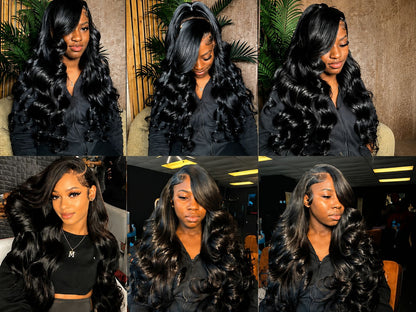 Luxus Body Wave Echthaar Perücke - 13x6 HD Lace Wig