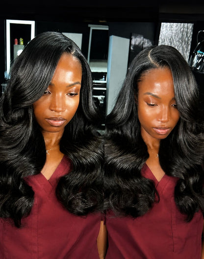 Luxus Body Wave Echthaar Perücke - 13x6 HD Lace Wig